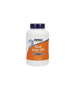 Tresčia pečeňová olej, 650 mg - 250 mäkkých kapsúl