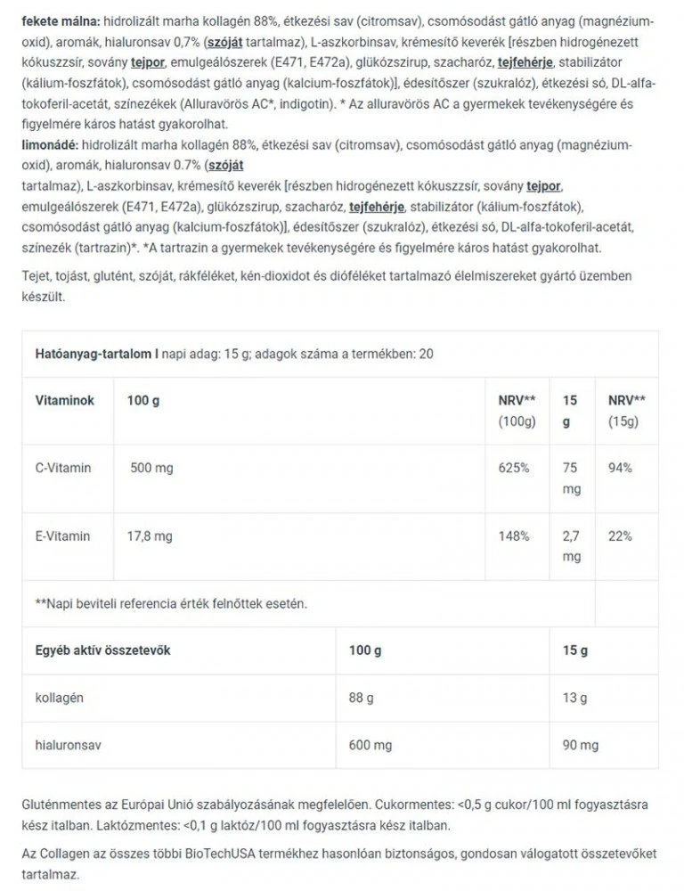 Kolagén, Citrónová limonáda - 300g – Obrázok 6