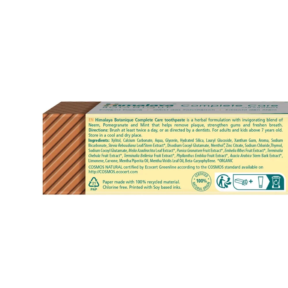 Himalaya - zubná pasta Complete Care, mäta - 75 ml – Obrázok 6