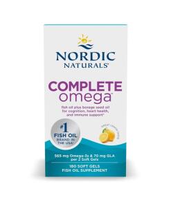 Nordic Naturals - Kompletné Omega, 565 mg s príchuťou citróna - 180 mäkkých kapsúl