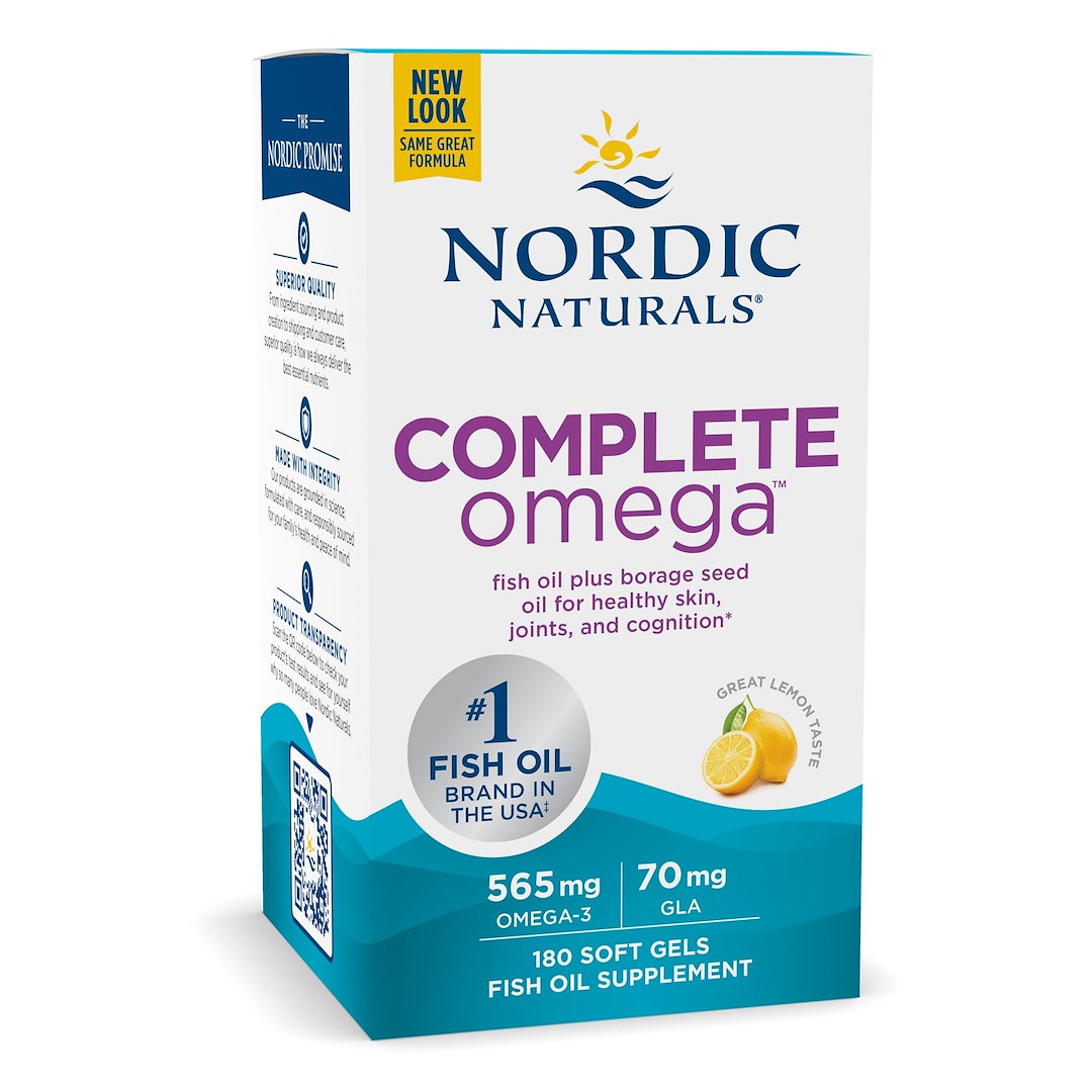 Kompletný Omega, 565 mg Citrón - 180 mäkkých kapsúl