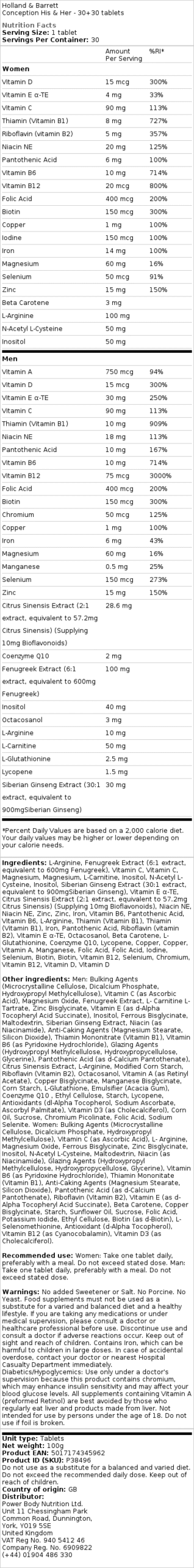 Koncepcia pre neho a pre ňu - 30+30 tabliet – Obrázok 2