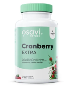 Cranberry EXTRA - 60 vegánskych kapsúl - Podpora zdravia močových ciest