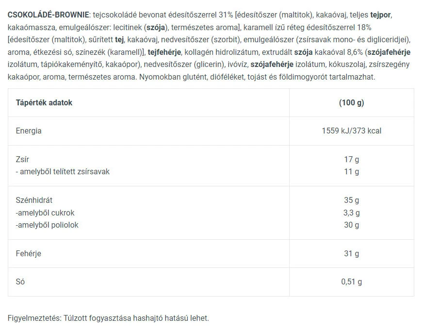 Crush Bar, Čokoládový Brownie - 12 x 64 g – Obrázok 2