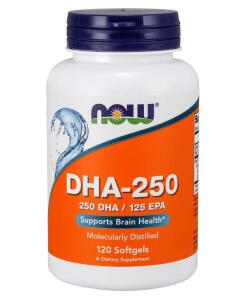DHA-250, 250 DHA / 125 EPA - 120 mäkkých kapsúl