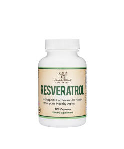 Double Wood Supplements - Resveratrol (120 kapsúl)