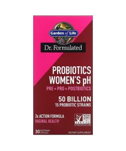 Dr. Formulated Probiotiká pre ženy pH - 30 kapsúl