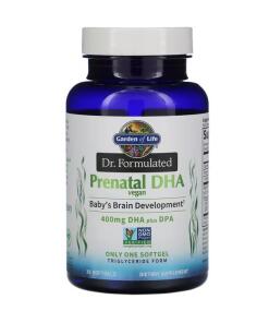 Dr. Formulated Vegánske Prenatálne DHA - 30 mäkkých kapsúl