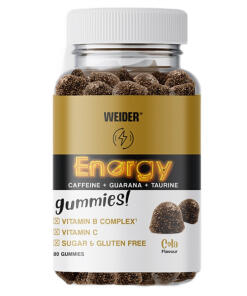 Weider - Energy Gummies, Cola - 80 žuvačiek