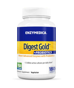 Enzymedica Digest Gold + Probiotiká, 180 kapsúl