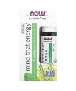 NOW Foods - Esenciálny olej v roll-one, Energia mysle - 10 ml