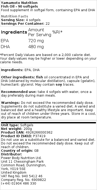 Rybí olej - 200 mäkkých kapsúl – Obrázok 2