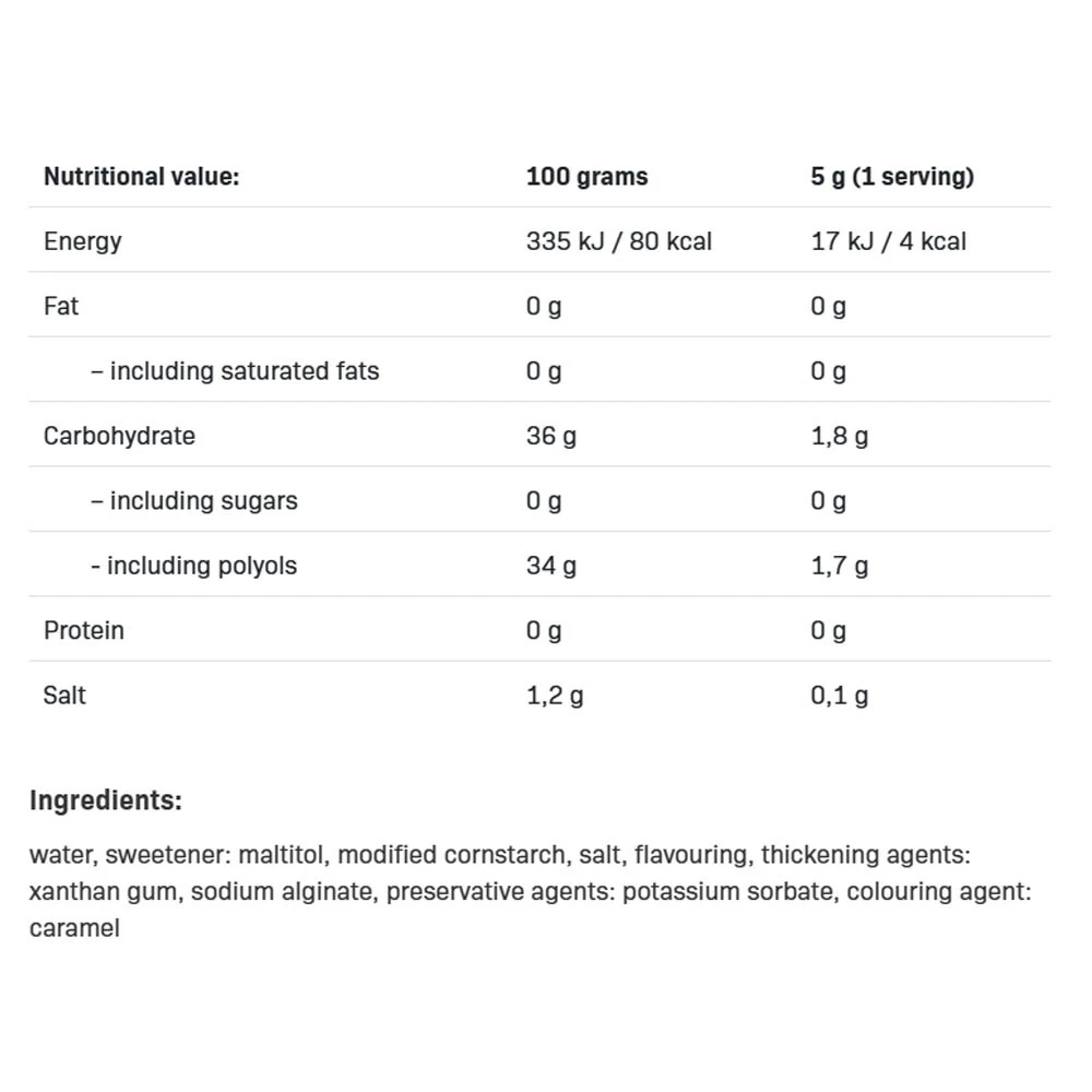 Chutná omáčka so slaným karamelom - 500 gramov – Obrázok 3