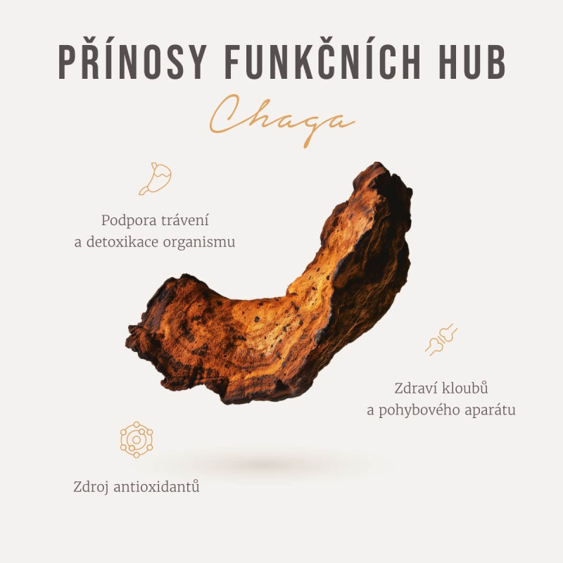 Four Sigmatic - Chaga hubový elixír mix bio, prášok, 20 sáčkov – Obrázok 2