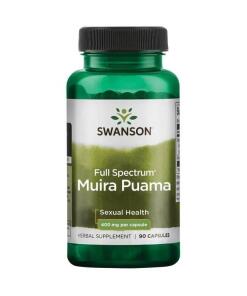 Plný spekter Muira Puama, 400 mg - 90 kapsúl