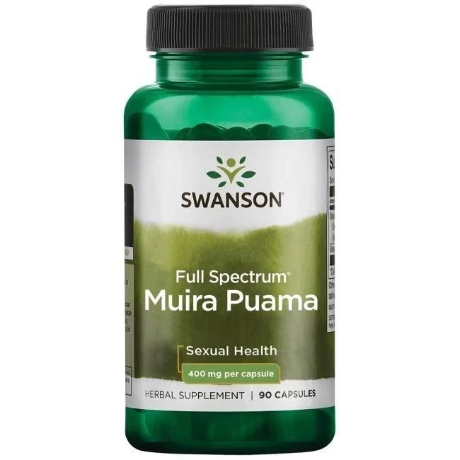 Plný spekter Muira Puama, 400 mg - 90 kapsúl