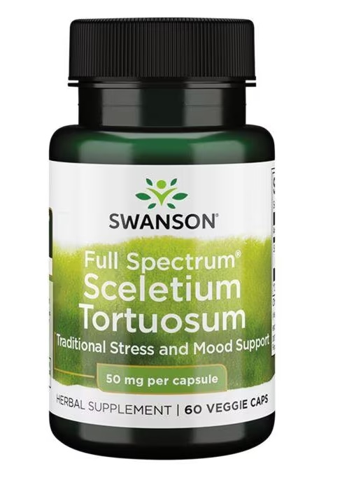 Plnohodnotné Sceletium Tortuosum, 50 mg - 60 rastlinných kapsúl