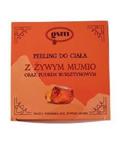 GSM - Telový peeling s živým mumiom a jantárovým prachom (200 ml)
