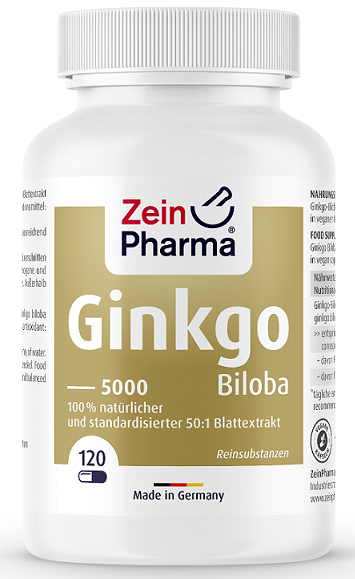 Ginkgo Biloba 5000, 100 mg - 120 kapsúl
