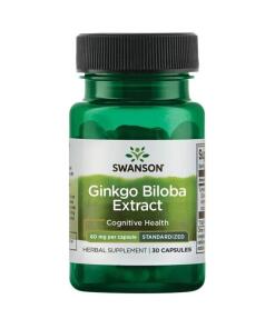 Ginkgo Biloba extrakt, 60 mg - 30 kapsúl