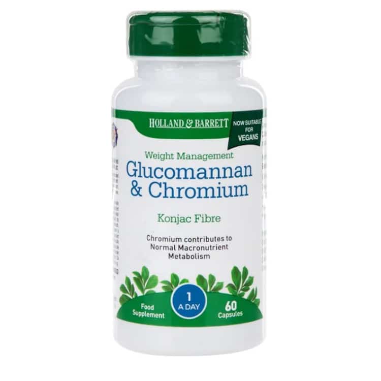 Glucomannan a chróm - 60 kapsúl