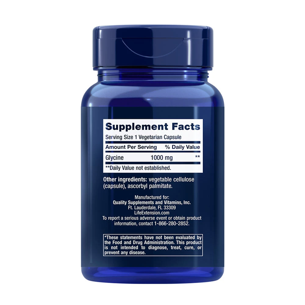 Glycín, 1000 mg - 100 kapsúl – Obrázok 3