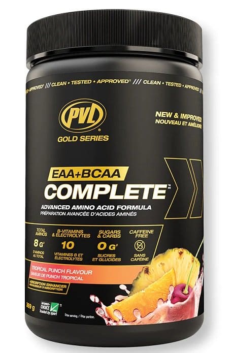 Zlatá séria EAA + BCAA Complete, Tropický punč - 369g