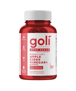 Goli Nutrition Jablčný ocot bez cukru, 60 želatínových cukríkov
