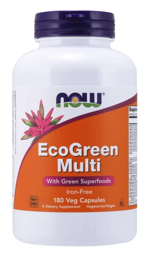 EcoGreen Multi, bez železa - 180 kapsúl