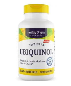 Healthy Origins - HEALTHY ORIGINS Prírodný Ubikinol 100 mg (60 kapsúl)