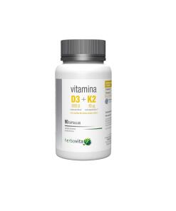Herbovita - HERBOVITA Witamina D3 + K2 (60 caps)