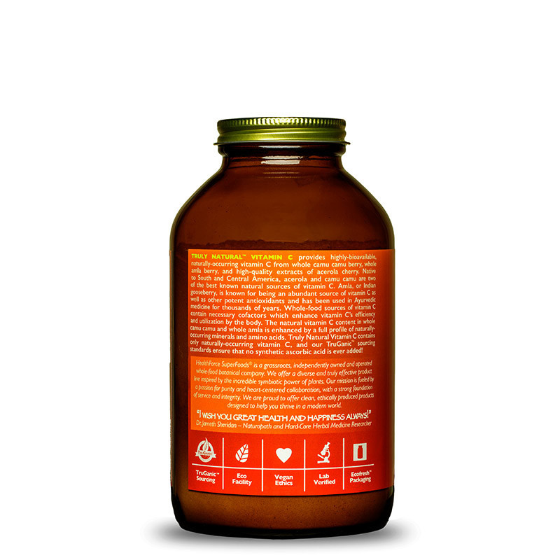 HealthForce - Prírodný vitamín C vo forme prášku, 400 g – Obrázok 2