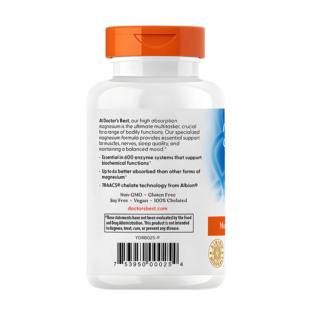 Vysoko absorbovateľný horčík, 100 mg - 120 tabliet – Obrázok 5
