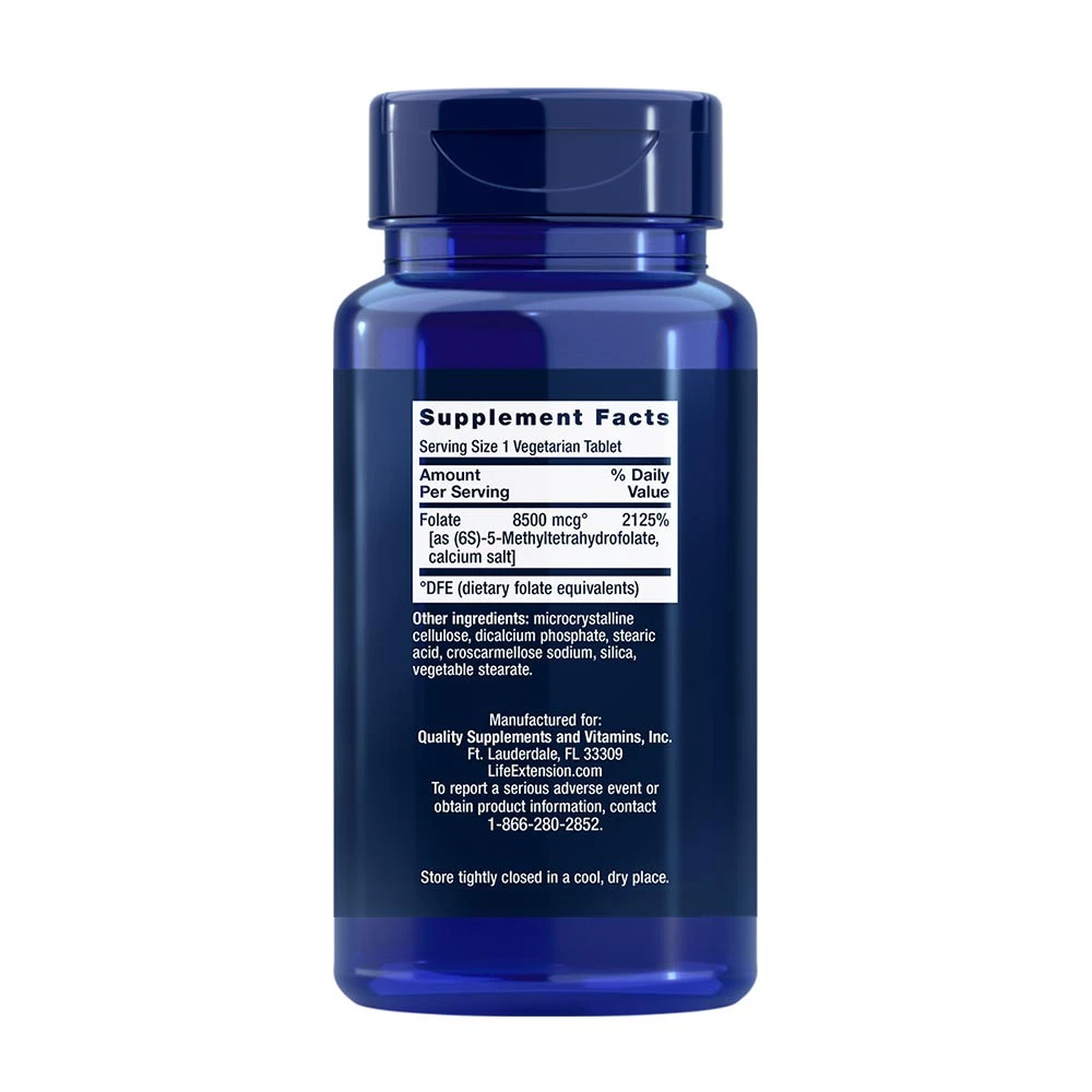 Vysoko účinný optimalizovaný folát - 30 vegetariánskych tabliet – Obrázok 3