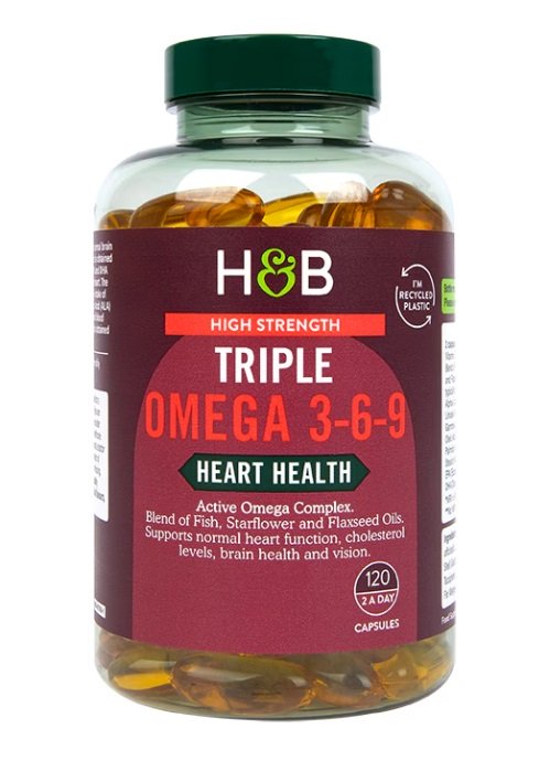 Vysoká sila trojitého Omega 3-6-9 - 120 kapsúl