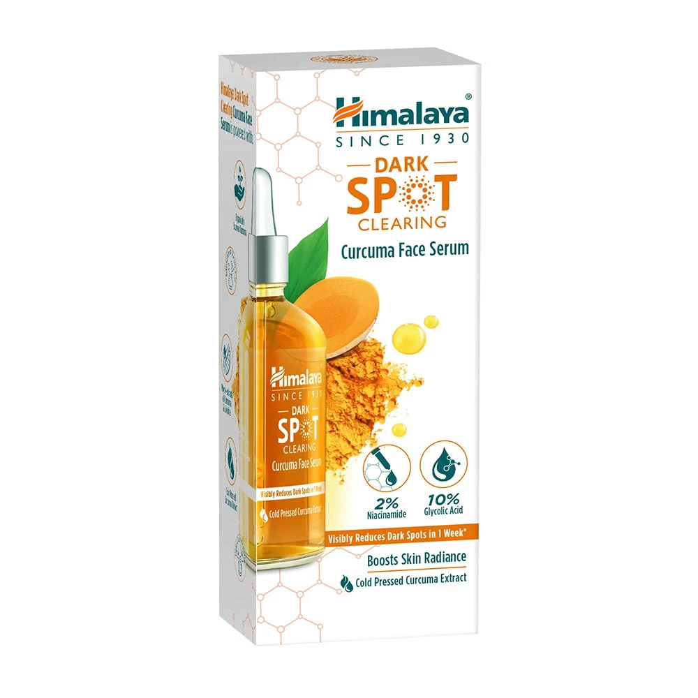 Himalaya - Sérum na tvár s kurkumou pre čistenie tmavých škvŕn Himalaya (30 ml, kurkuma) – Obrázok 5