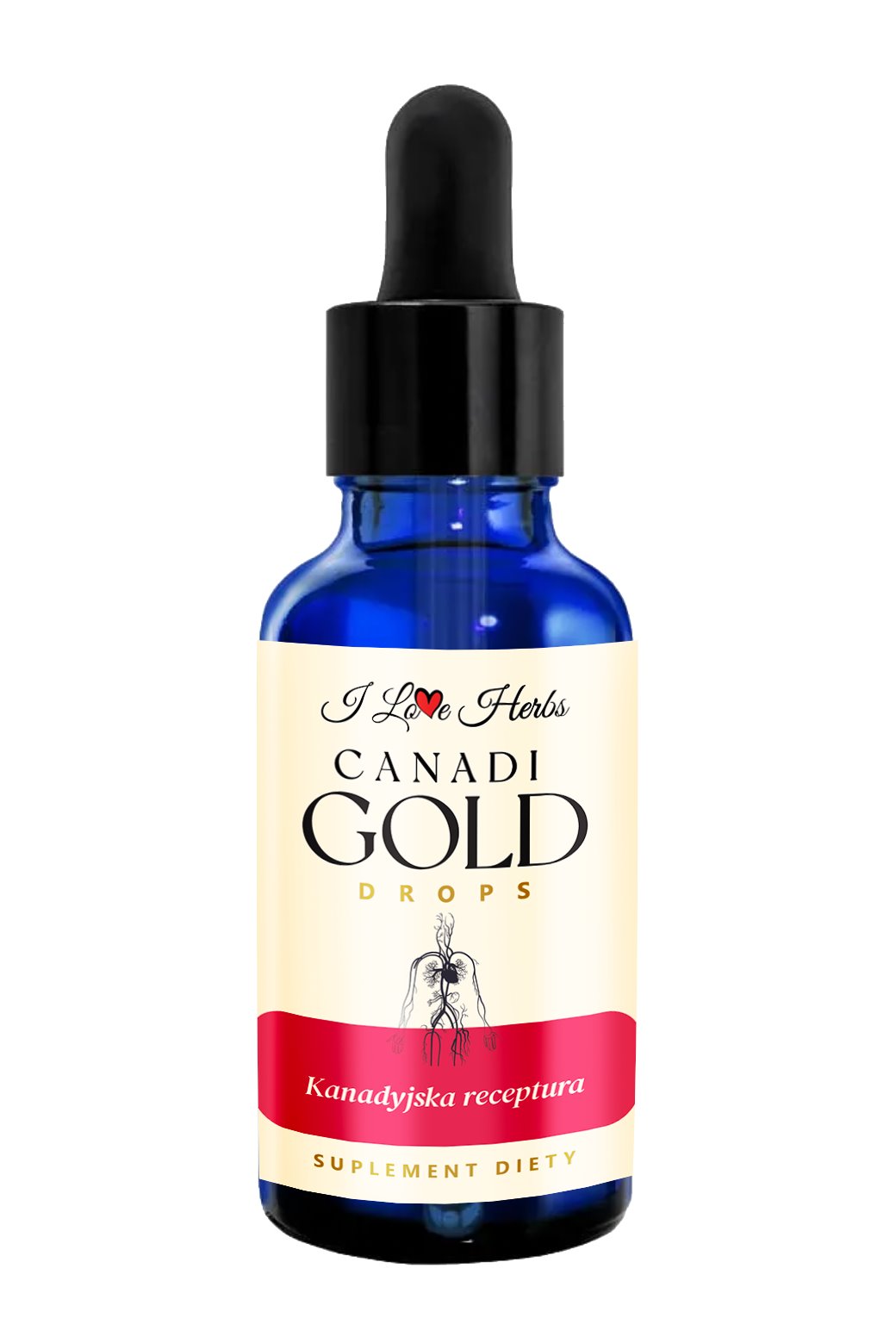 I Love Herbs - I LOVE HERRBS - CANADI Gold Drops KANADYJSKA RECEPTURA (100 ml)
