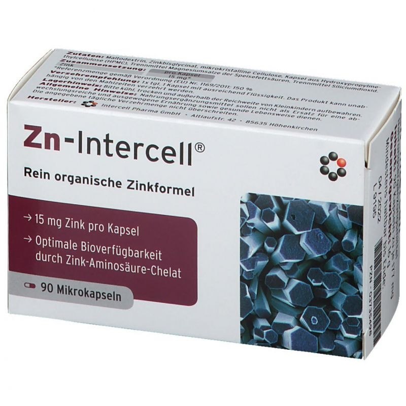 Intercell Pharma - INTERCELL PHARMA Zn-Intercell Zinc (90 caps)
