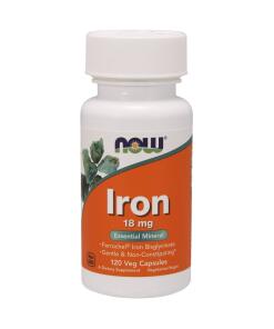 Železo, 18 mg - 120 kapsúl