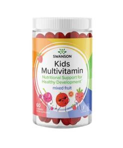 Detský multivitamín, zmiešané ovocie - 60 želatínových cukríkov