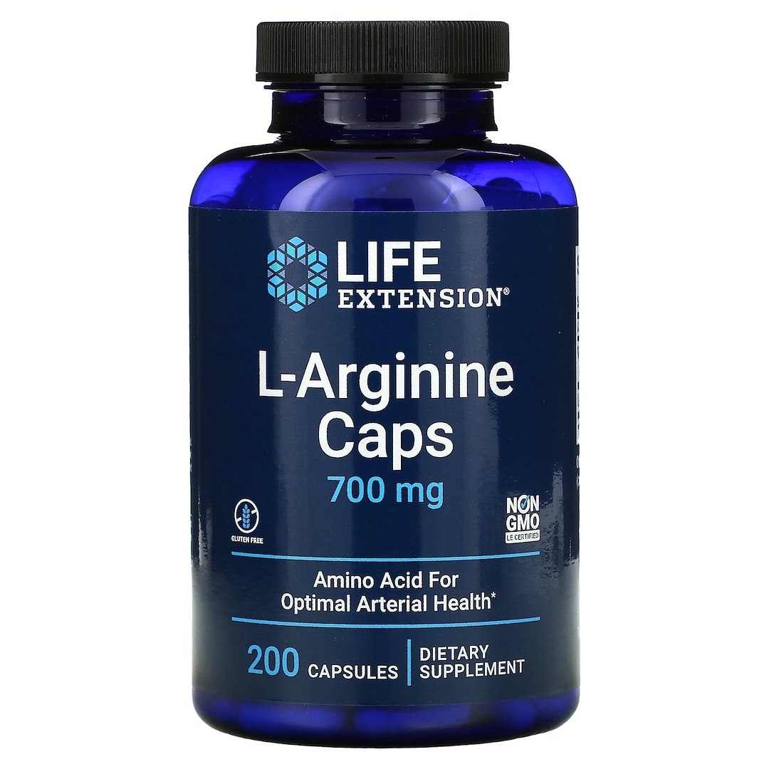 L-Arginín kapsuly, 700 mg - 200 kapsúl