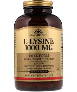 Solgar - L-Lyzín, 1000 mg (250 tabliet)