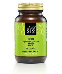 Labs212 - LABS212 Superoxide dismutase TetraSOD, 400 IU (60 caps)