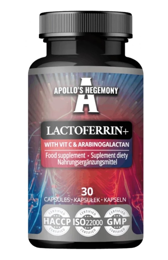 Apollo's Hegemony - Laktorferrín+ s vitamínom C a arabinogalaktanom - 30 kapsúl