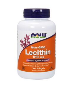 Lecitín, 1200 mg ne-GMO - 100 mäkkých kapsúl