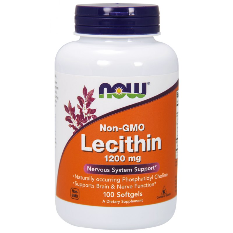 Lecitín, 1200 mg ne-GMO - 100 mäkkých kapsúl