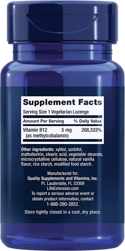 Metilkobalamín, 5 mg - 60 vegetariánskych cmúľacích tabliet – Obrázok 5