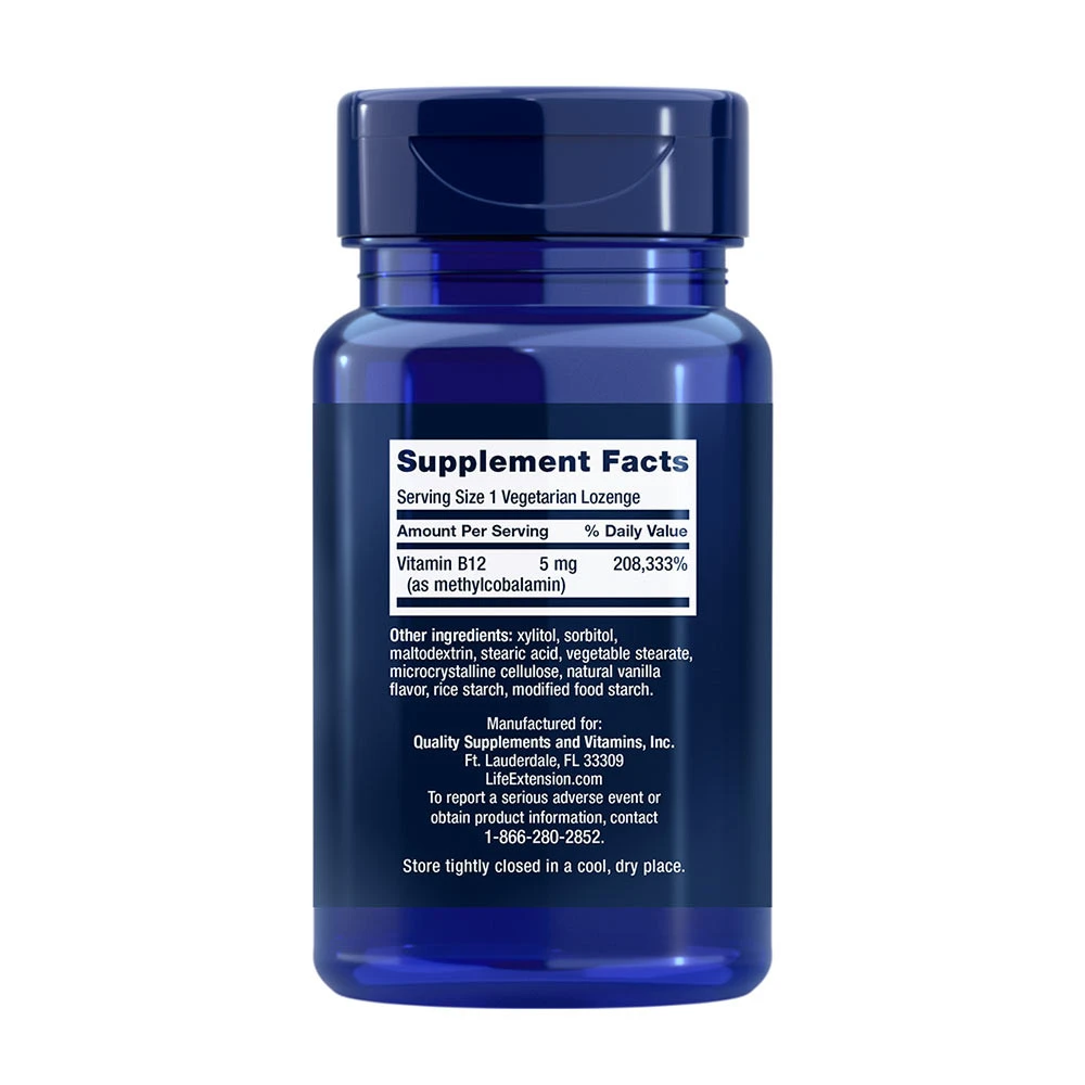 Metilkobalamín, 5 mg - 60 vegetariánskych cmúľacích tabliet – Obrázok 6