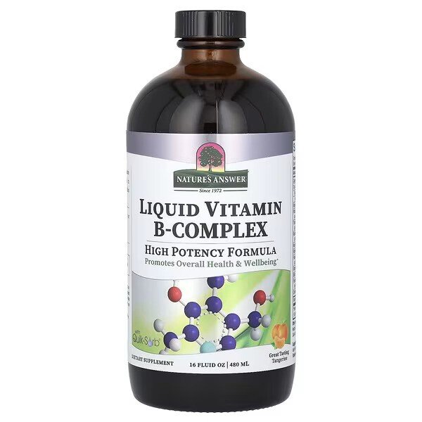 Tekutý vitamínový komplex skupiny B, mandarínka - 480 ml