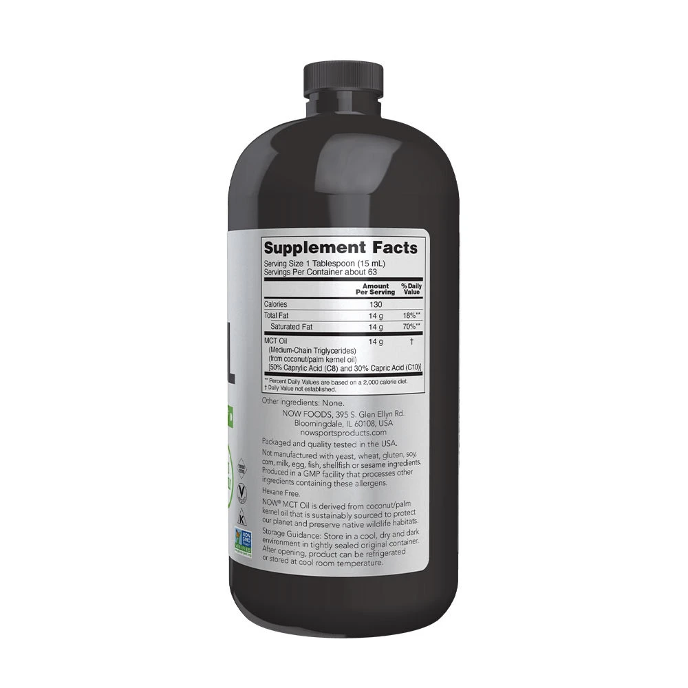 MCT olej, čistá tekutina - 946 ml – Obrázok 2